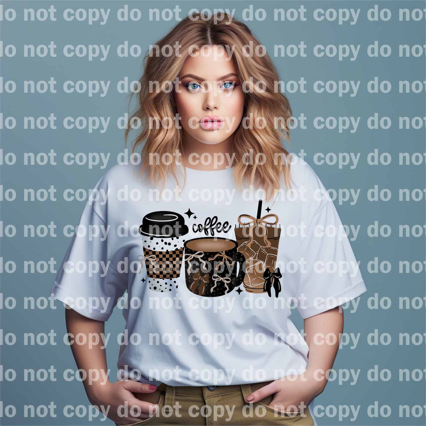 Neutral Coffee and Bow