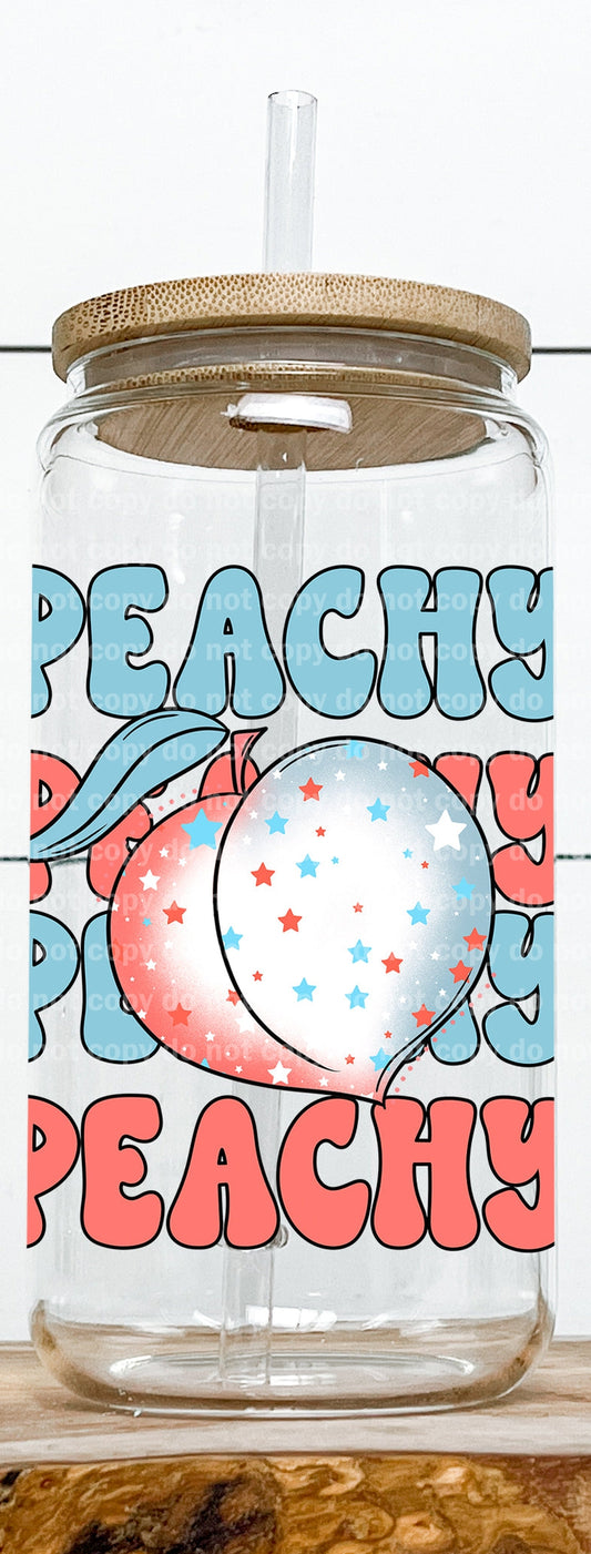 Peachy Peach Decal 3.5 x 4