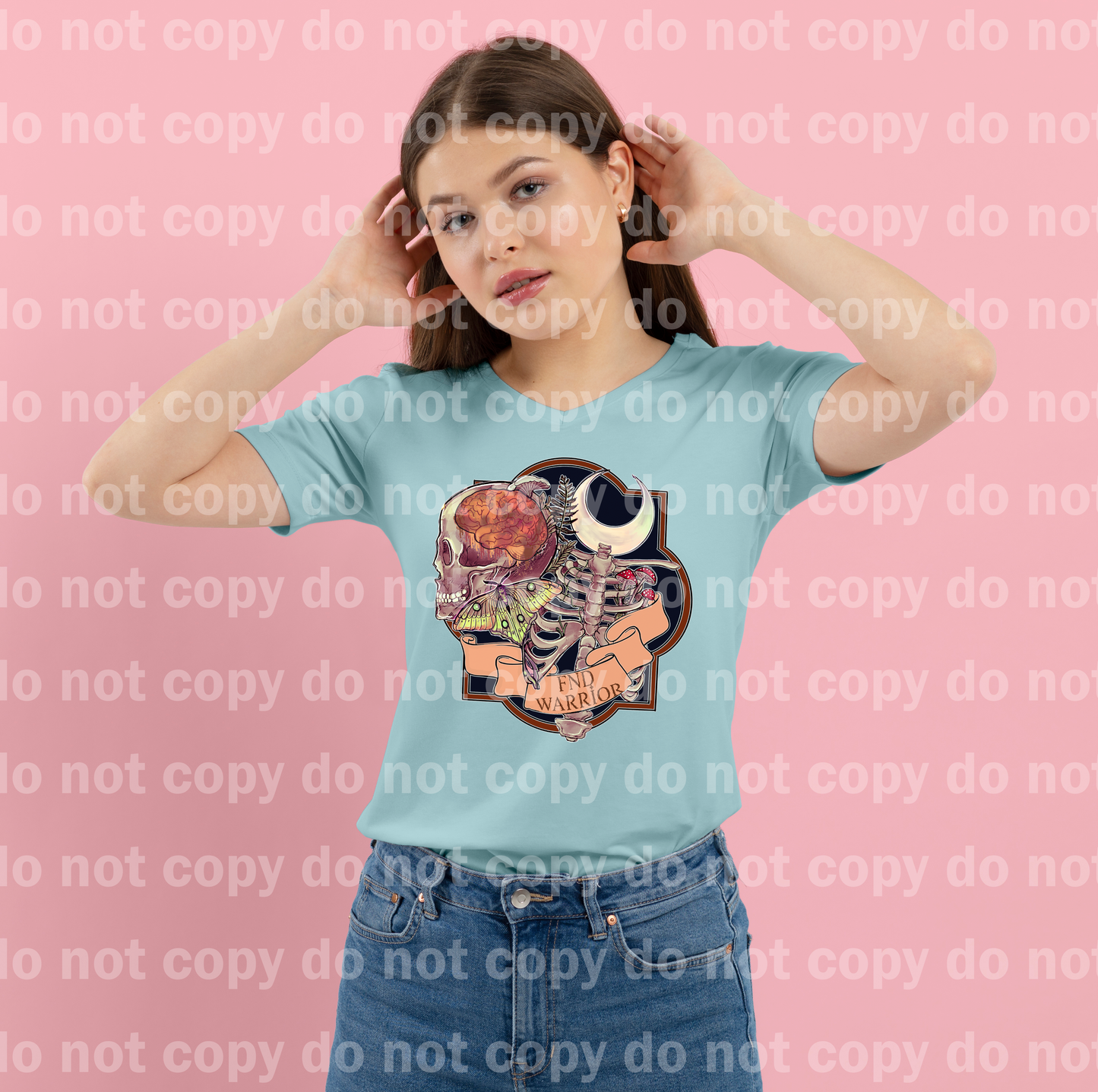 FND Warrior Skull Moon Moth Emblem