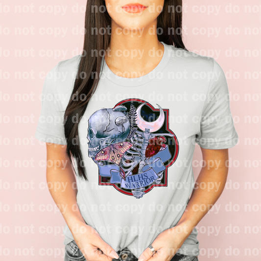 HLHS Warrior Skull Moon Moth Emblem