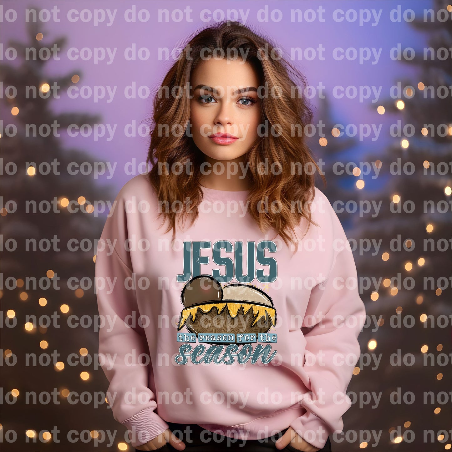 Jesus The Reason For The Season Dark/Light Dream Print or Sublimation Print