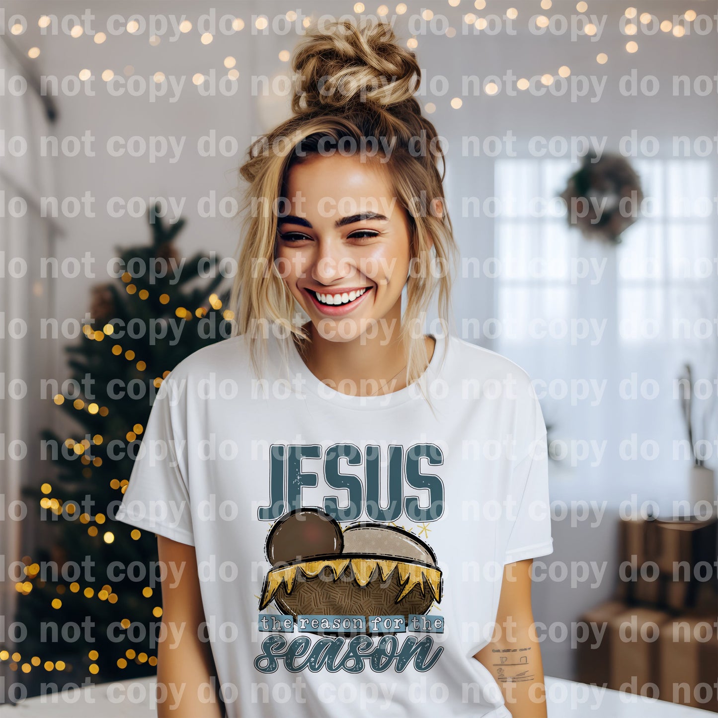 Jesus The Reason For The Season Dark/Light Dream Print or Sublimation Print