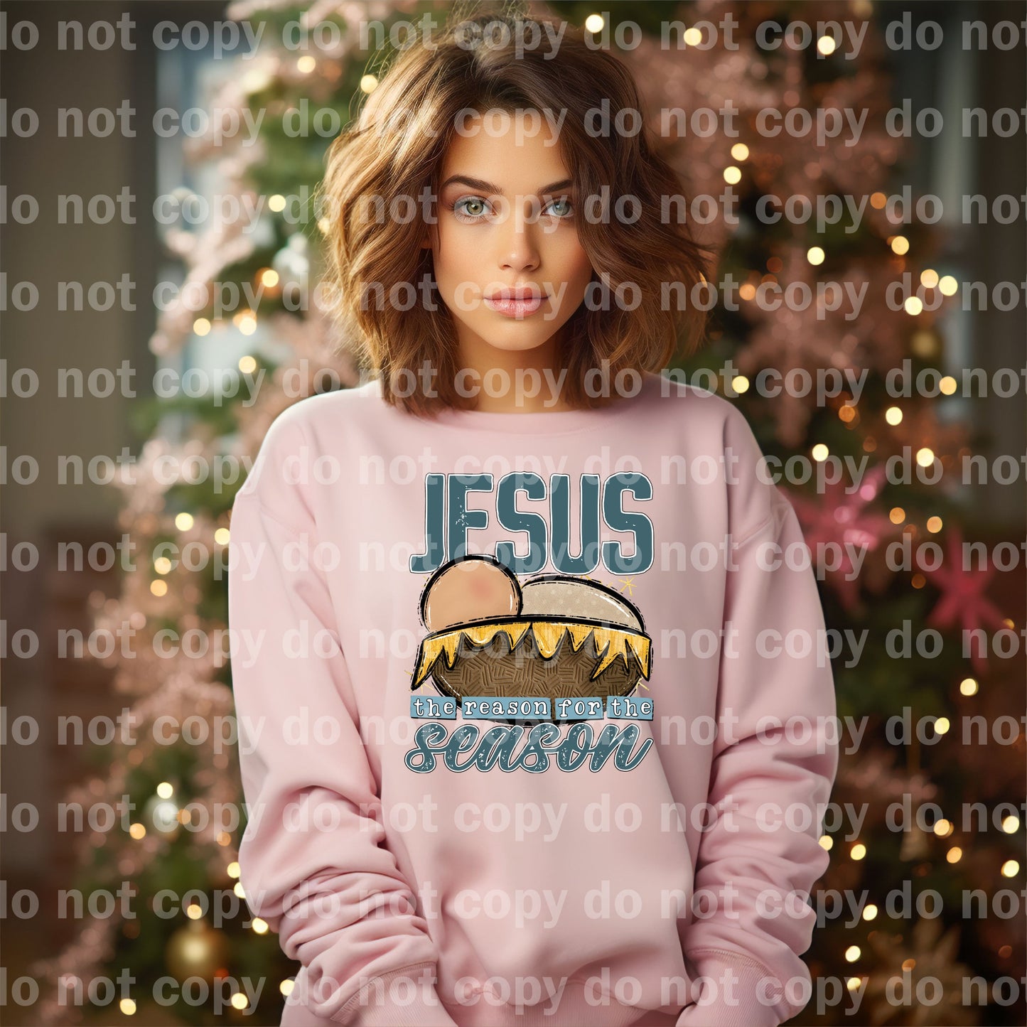 Jesus The Reason For The Season Dark/Light Dream Print or Sublimation Print