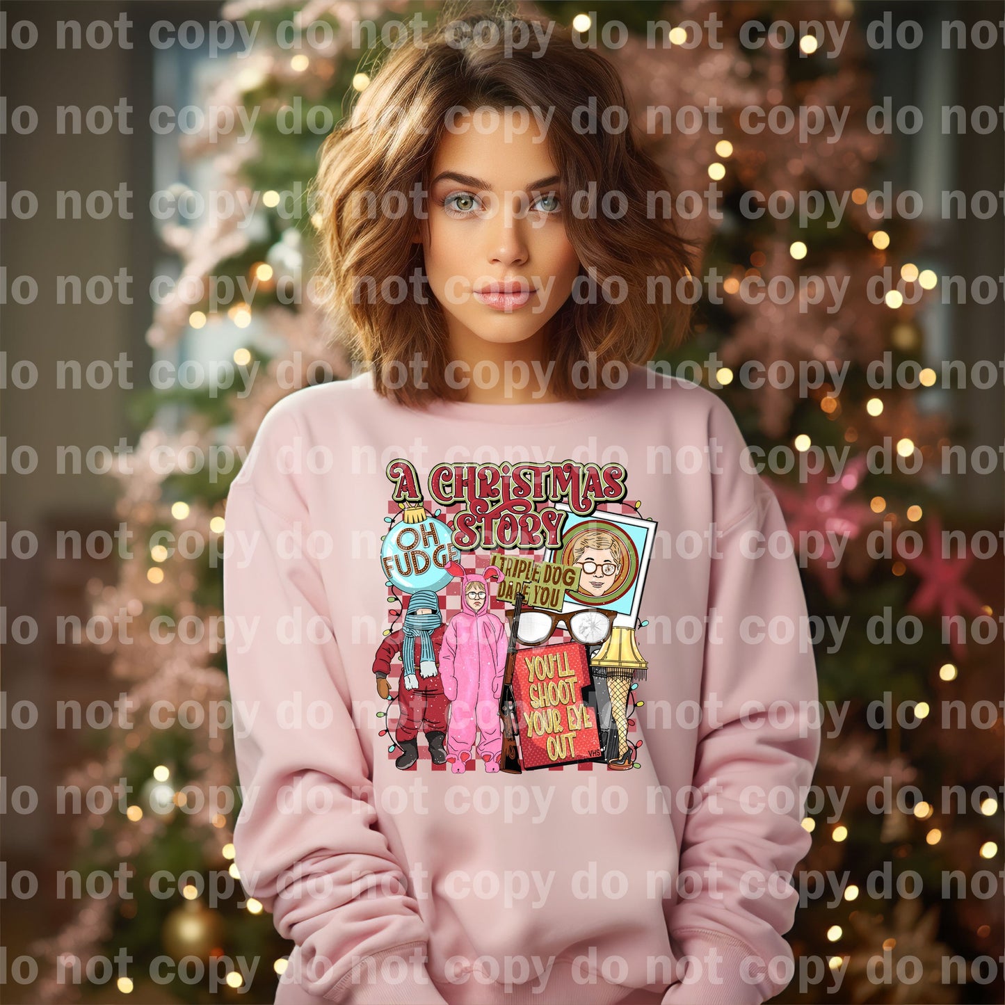 A Christmas Story with Optional Sleeve Design Dream Print or Sublimation Print