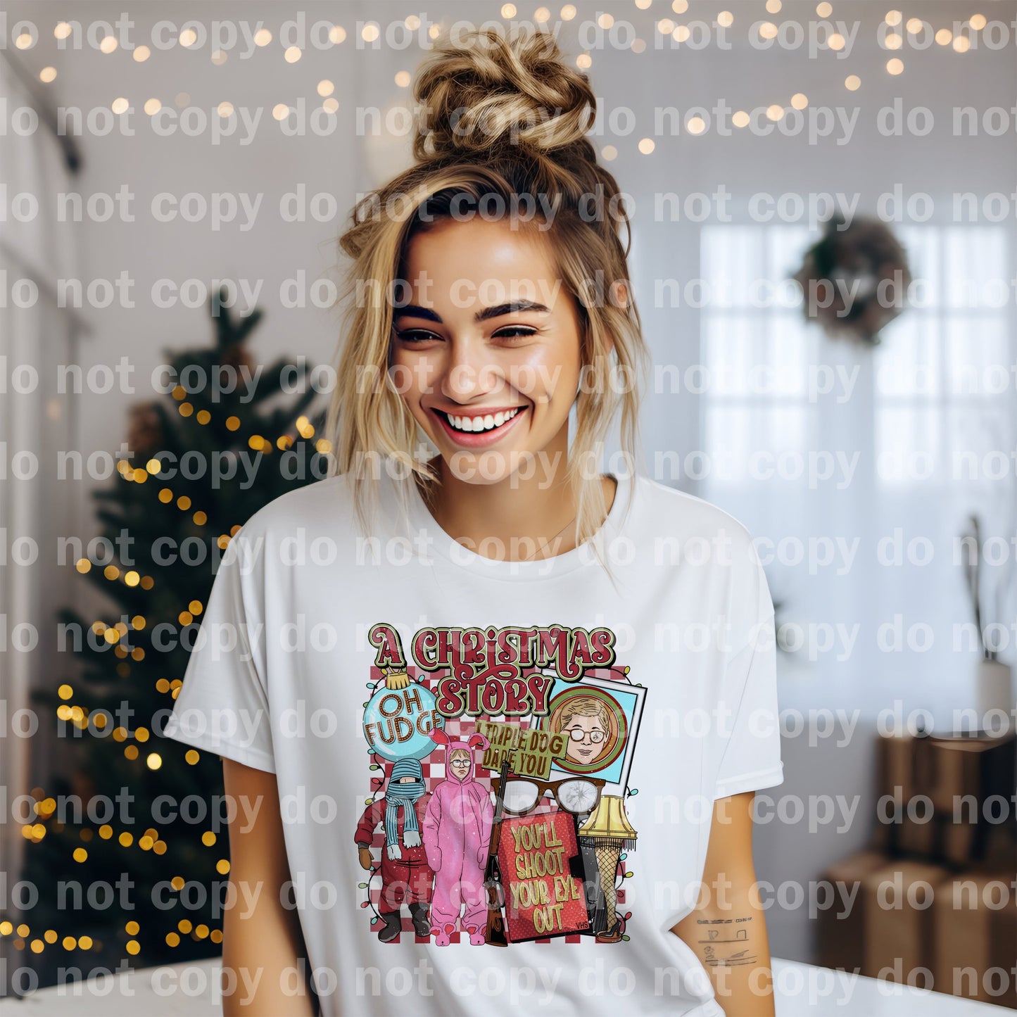 A Christmas Story with Optional Sleeve Design Dream Print or Sublimation Print