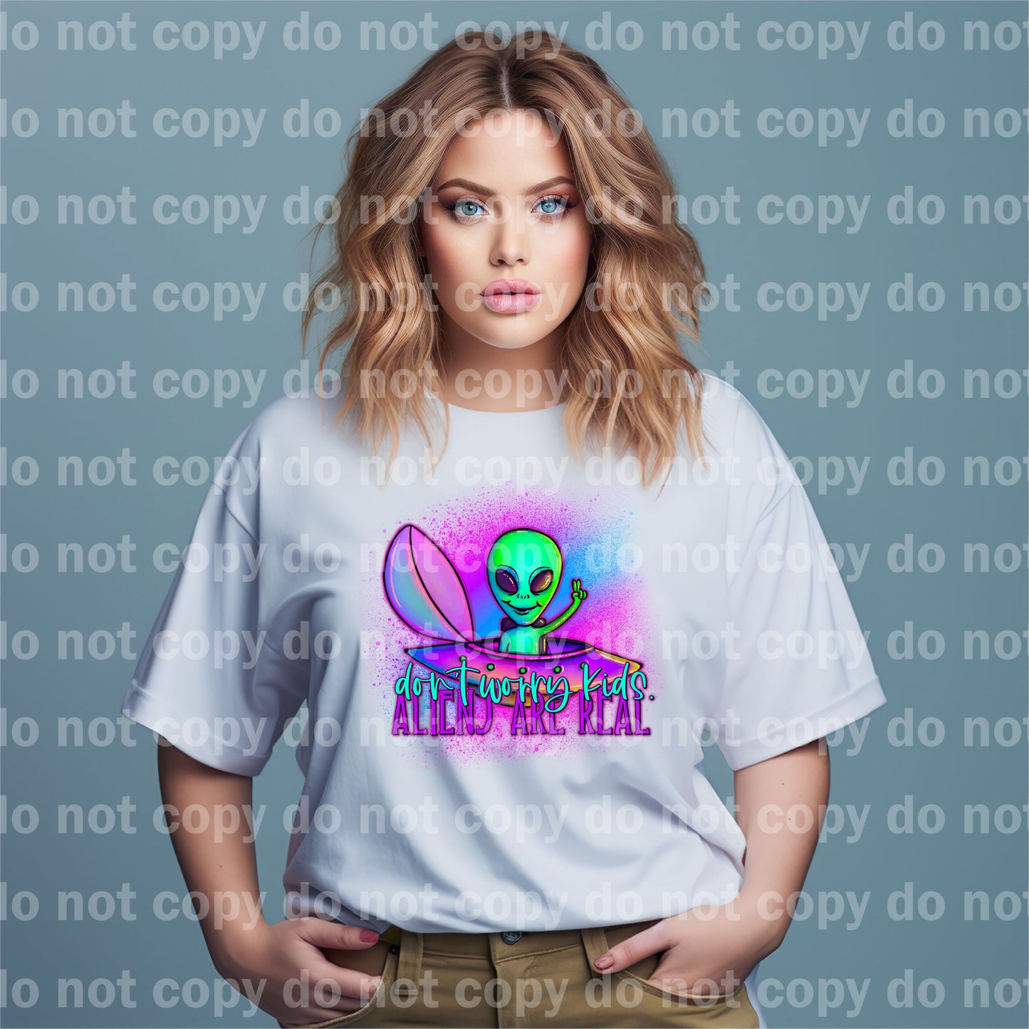 Don't Worry Kids Aliens Are Real Dream Print or Sublimation Print