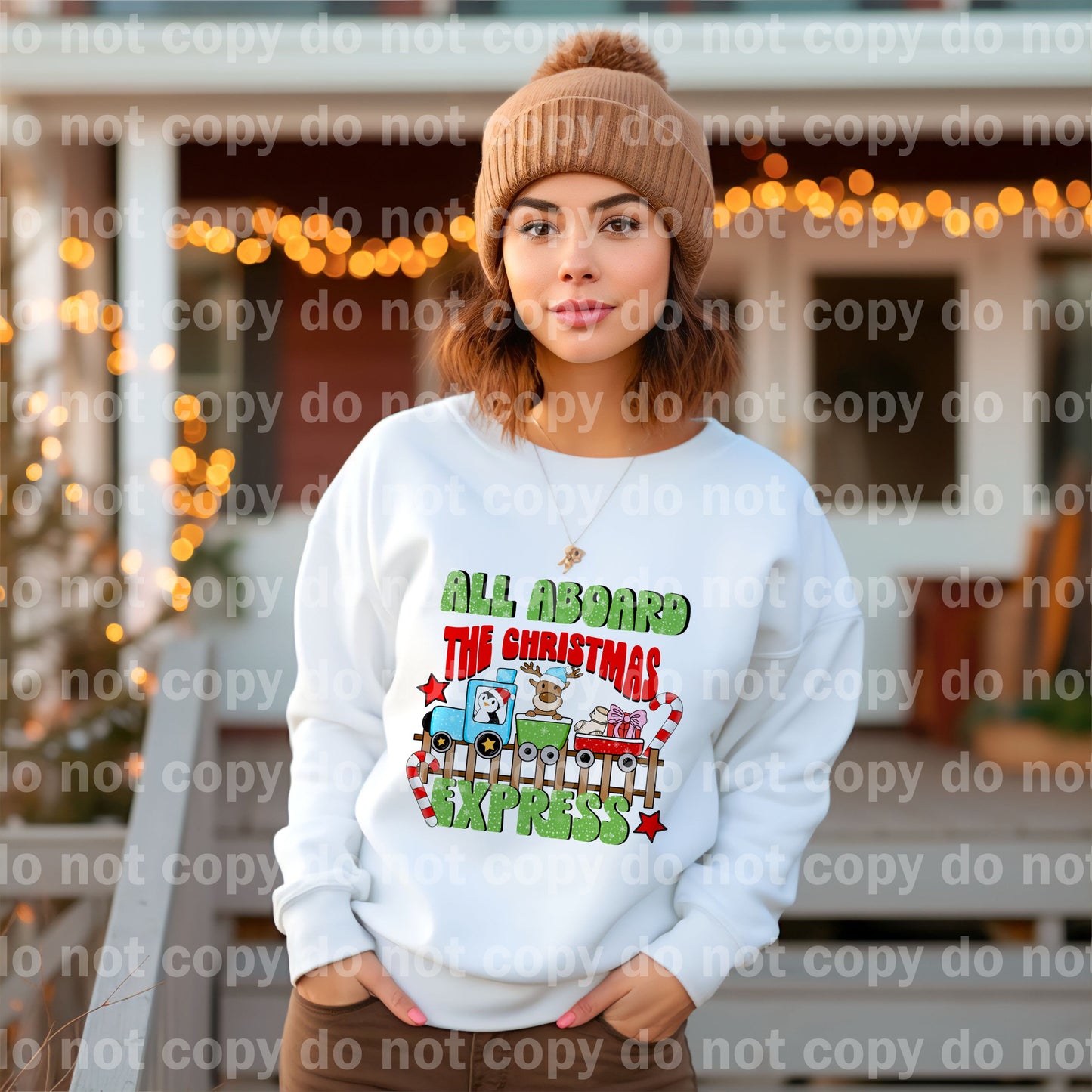 All Aboard The Christmas Express Dream Print or Sublimation Print