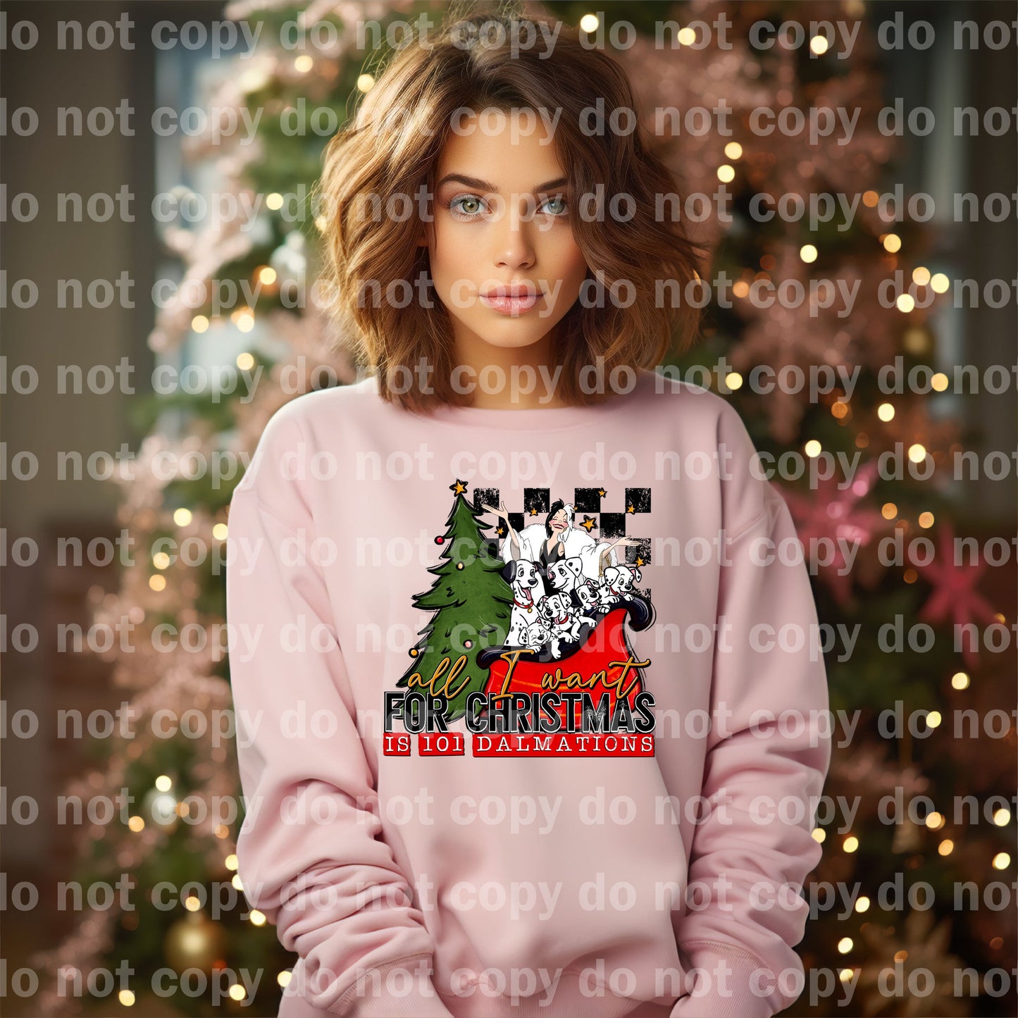 All I Want For Christmas Is 101 Dogs Dream Print or Sublimation Print