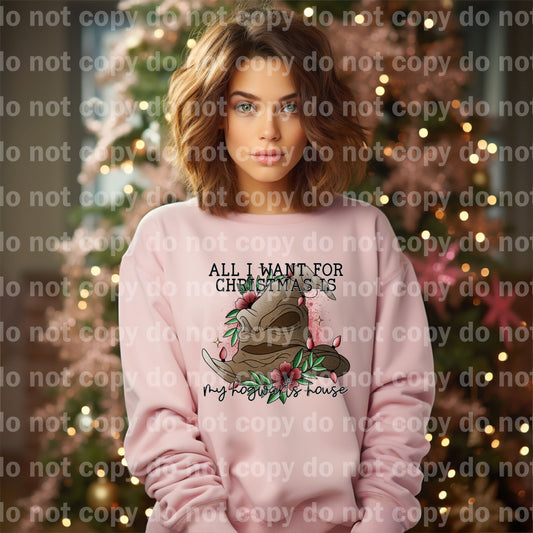 All I Want For Christmas Is My Hw House Dream Print or Sublimation Print