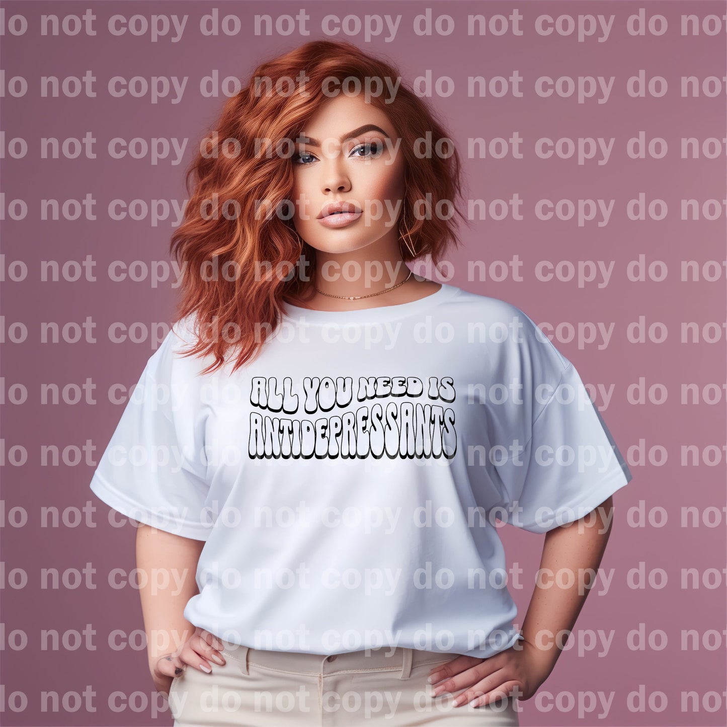 All You Need Is Antidepressants Black/White Dream Print or Sublimation Print