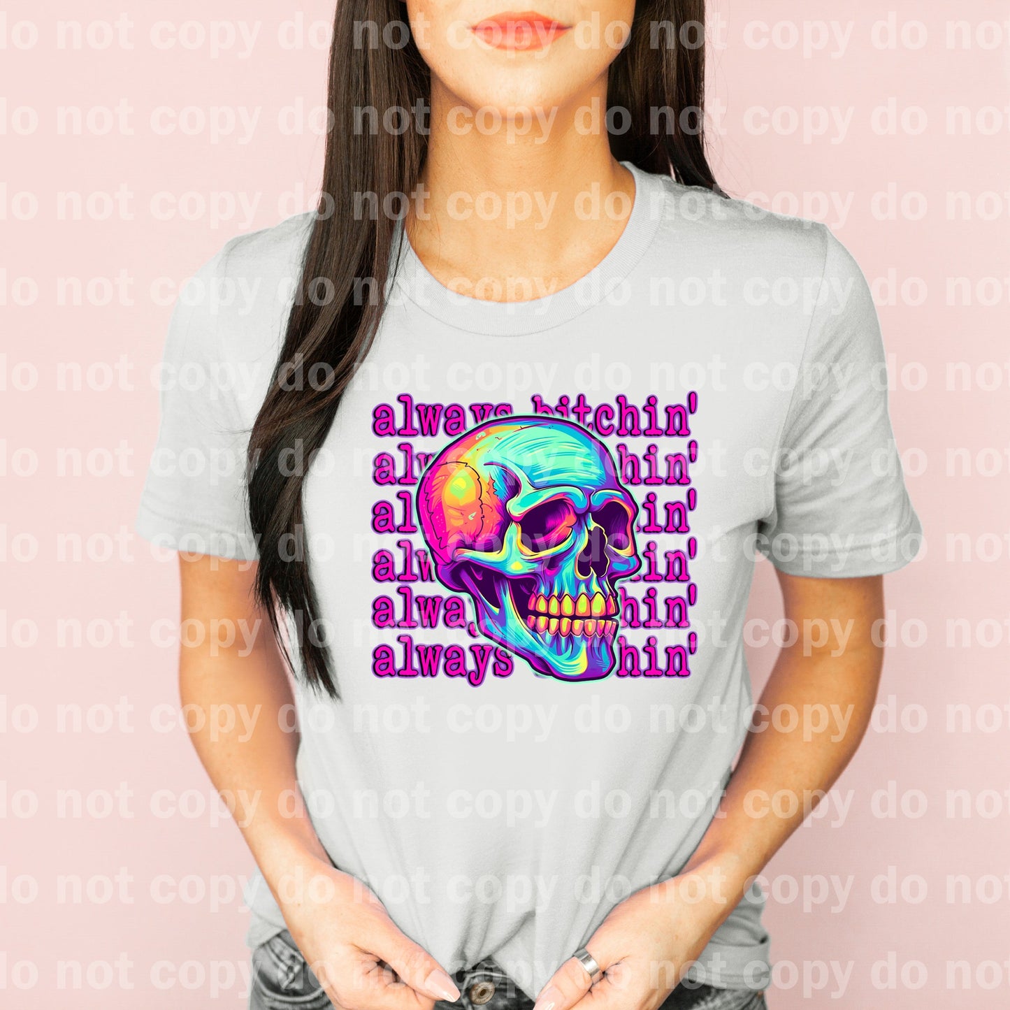 Always Bitchin Stacked Skull Dream Print or Sublimation Print