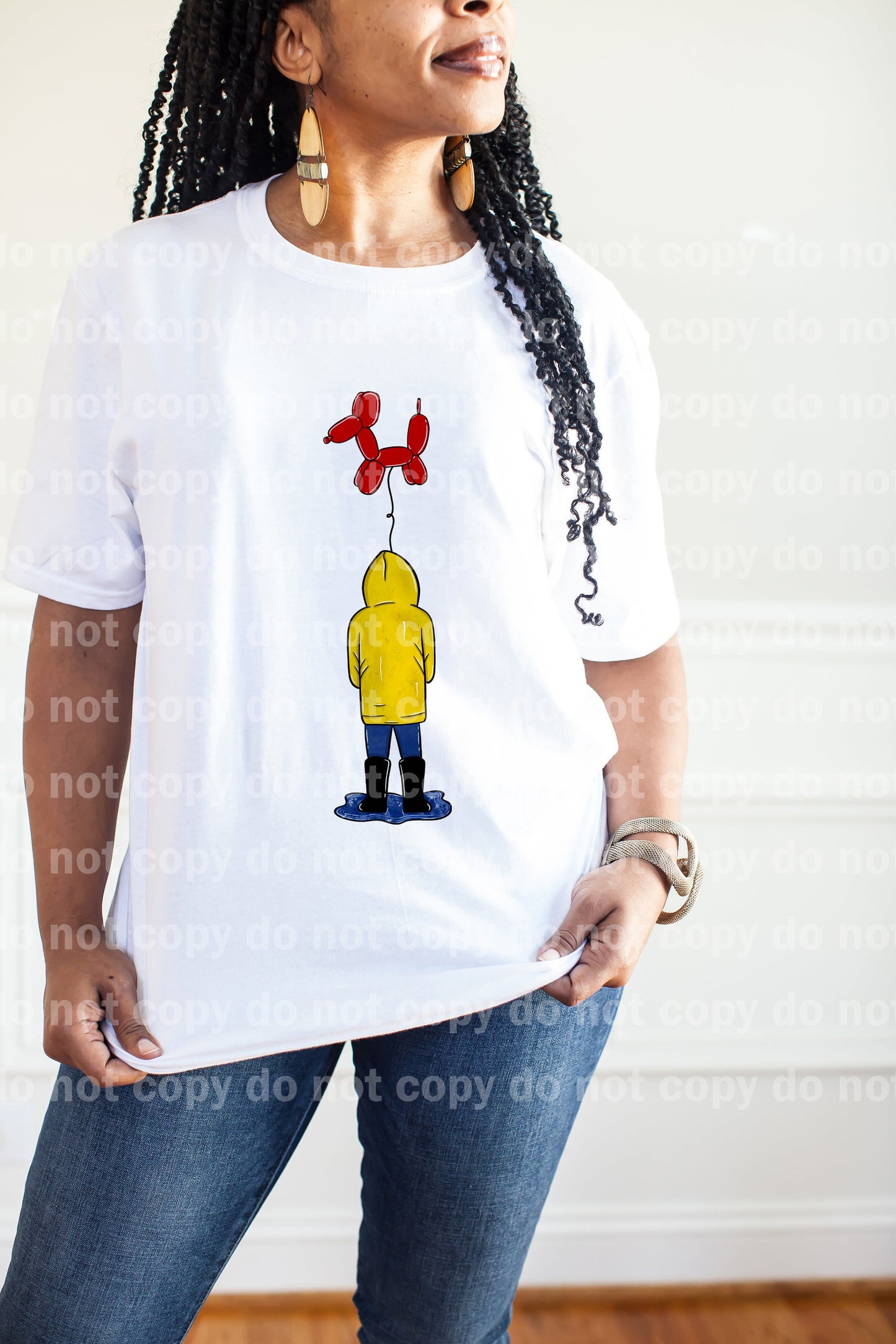 Man With Dog Balloon Dream Print or Sublimation Print