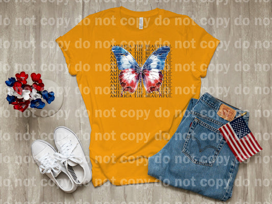 America The Beautiful Butterfly Dream Print or Sublimation Print