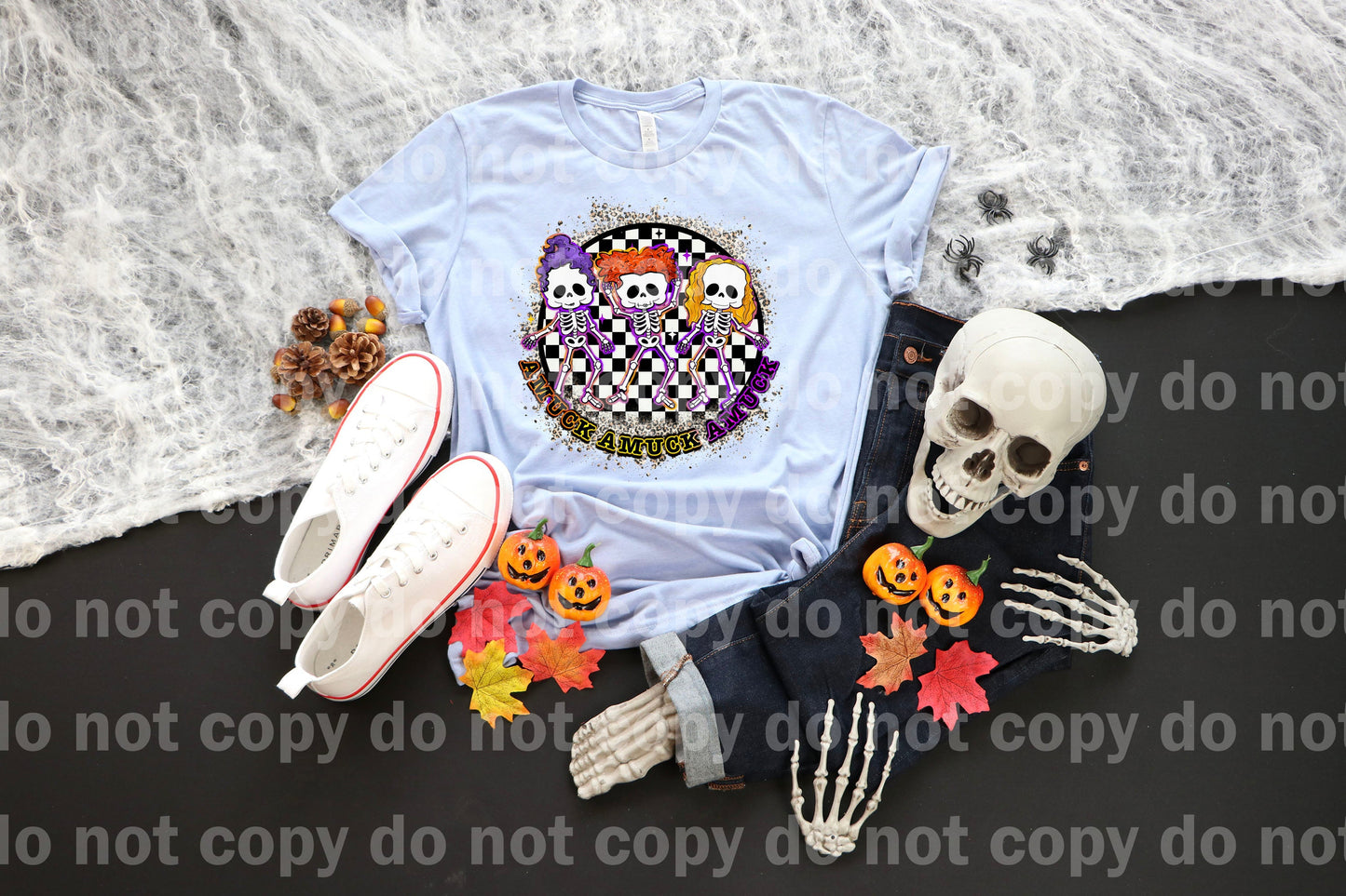Amuck Skeleton Witches Dream Print or Sublimation Print