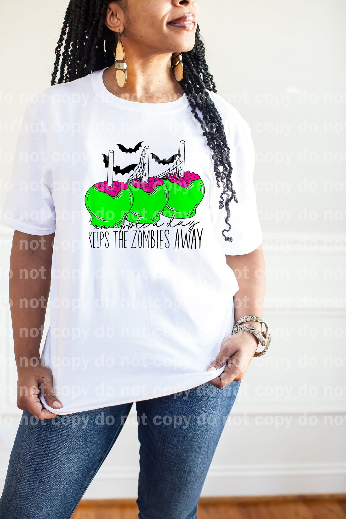 An Apple A Day Keeps The Zombies Away Dream Print or Sublimation Print