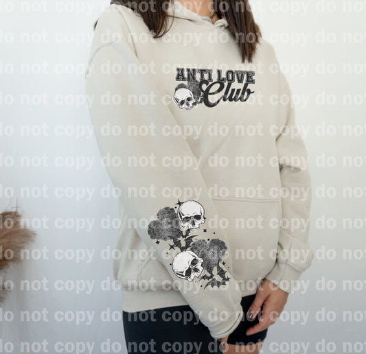 Anti Love Club Skellie with Optional Sleeve Design Dream Print or Sublimation Print