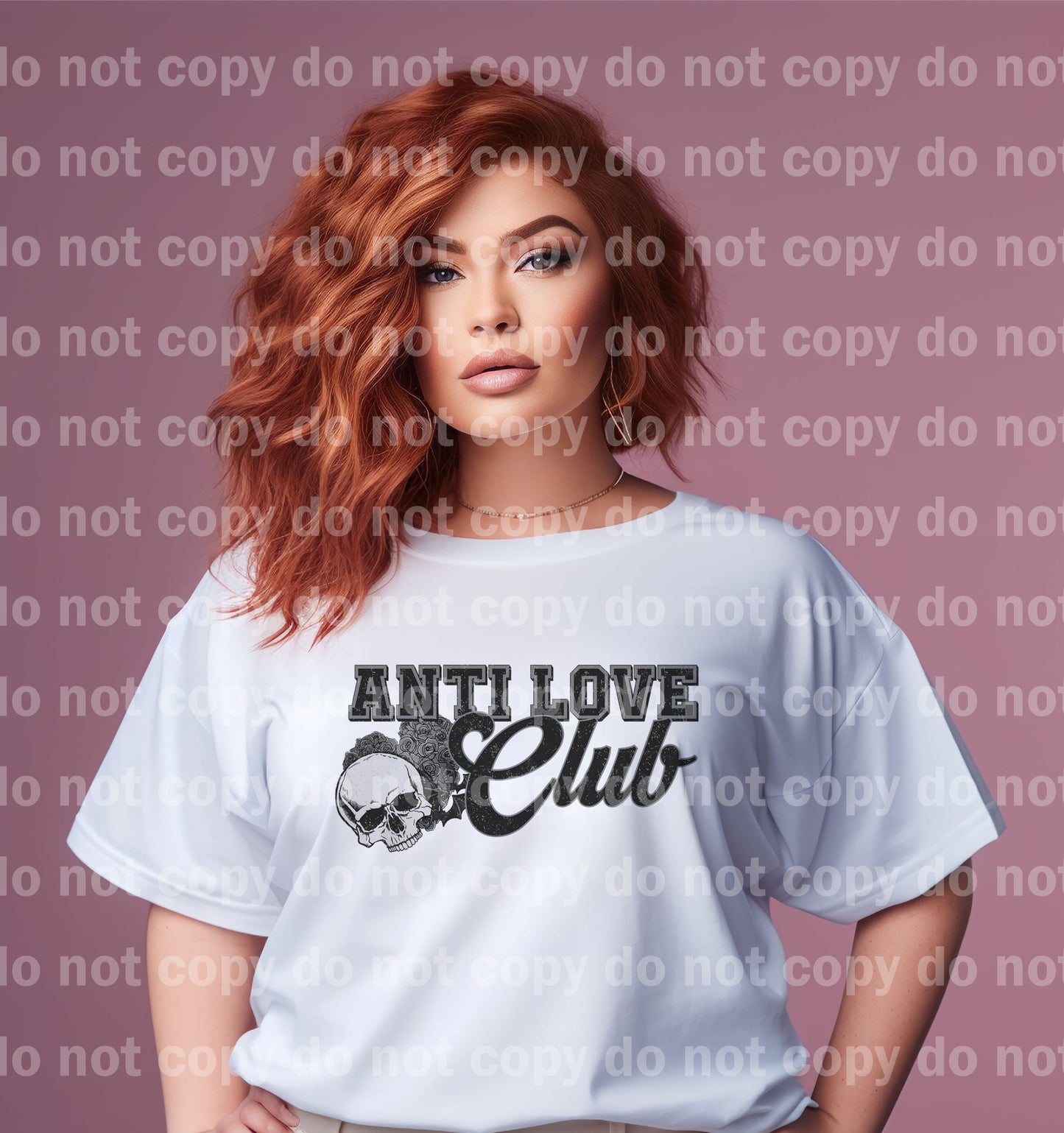 Anti Love Club Skellie with Optional Sleeve Design Dream Print or Sublimation Print