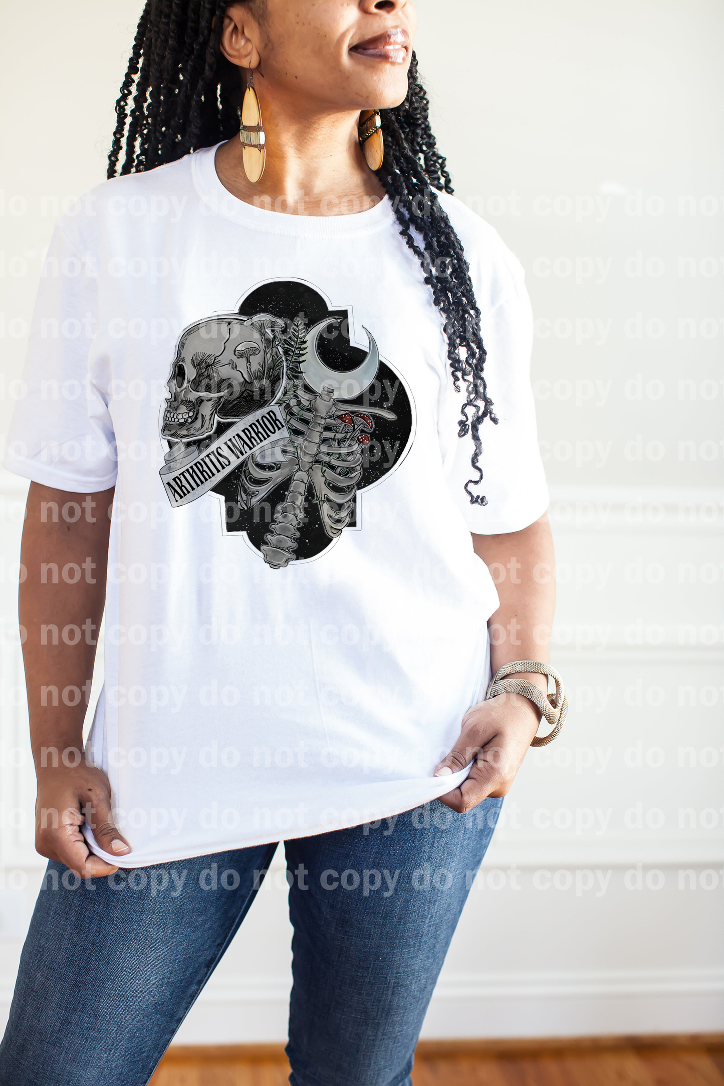 Arthritis Warrior Skull Moon Emblem