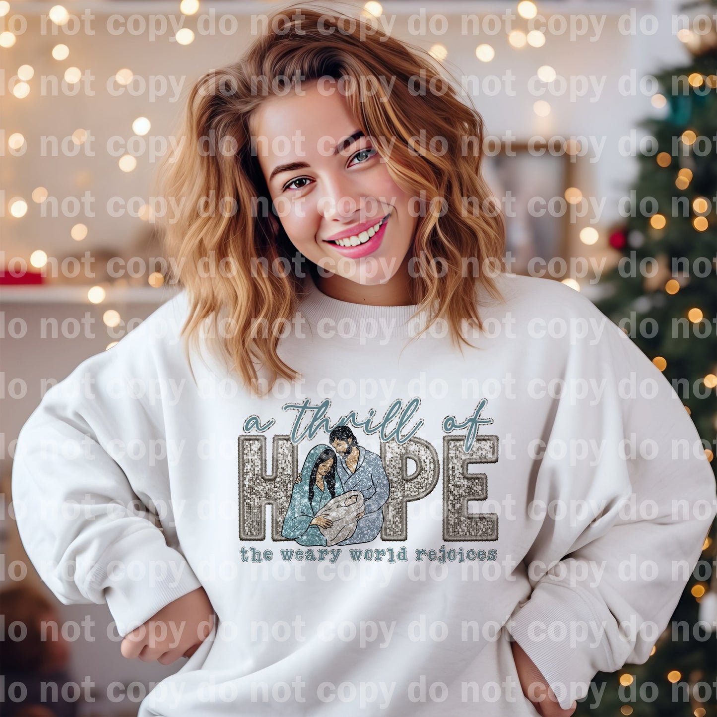 A Thrill Of Hope The Weary World Rejoices Dream Print or Sublimation Print