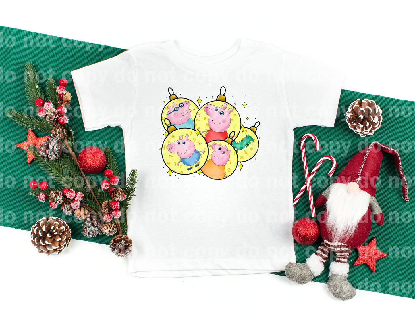 Baby Pig Christmas Ornament Balls with Optional Sleeve Design Dream Print or Sublimation Print