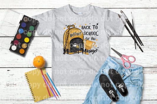 Back To School For This Mischief Manager Huffle Badger Dream Print or Sublimation Print