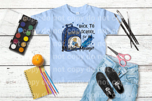 Back To School For This Mischief Manager Raven Eagle Dream Print or Sublimation Print