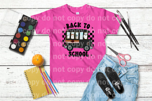 Back To School Ghost Bus Dream Print or Sublimation Print