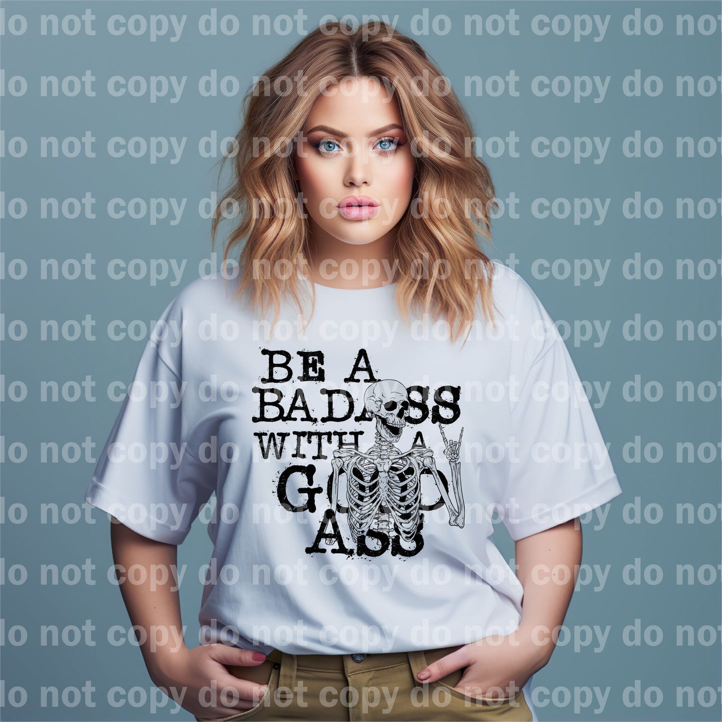 Be a Badass With a Good Ass Black Font/Red Font Dream Print or Sublimation Print