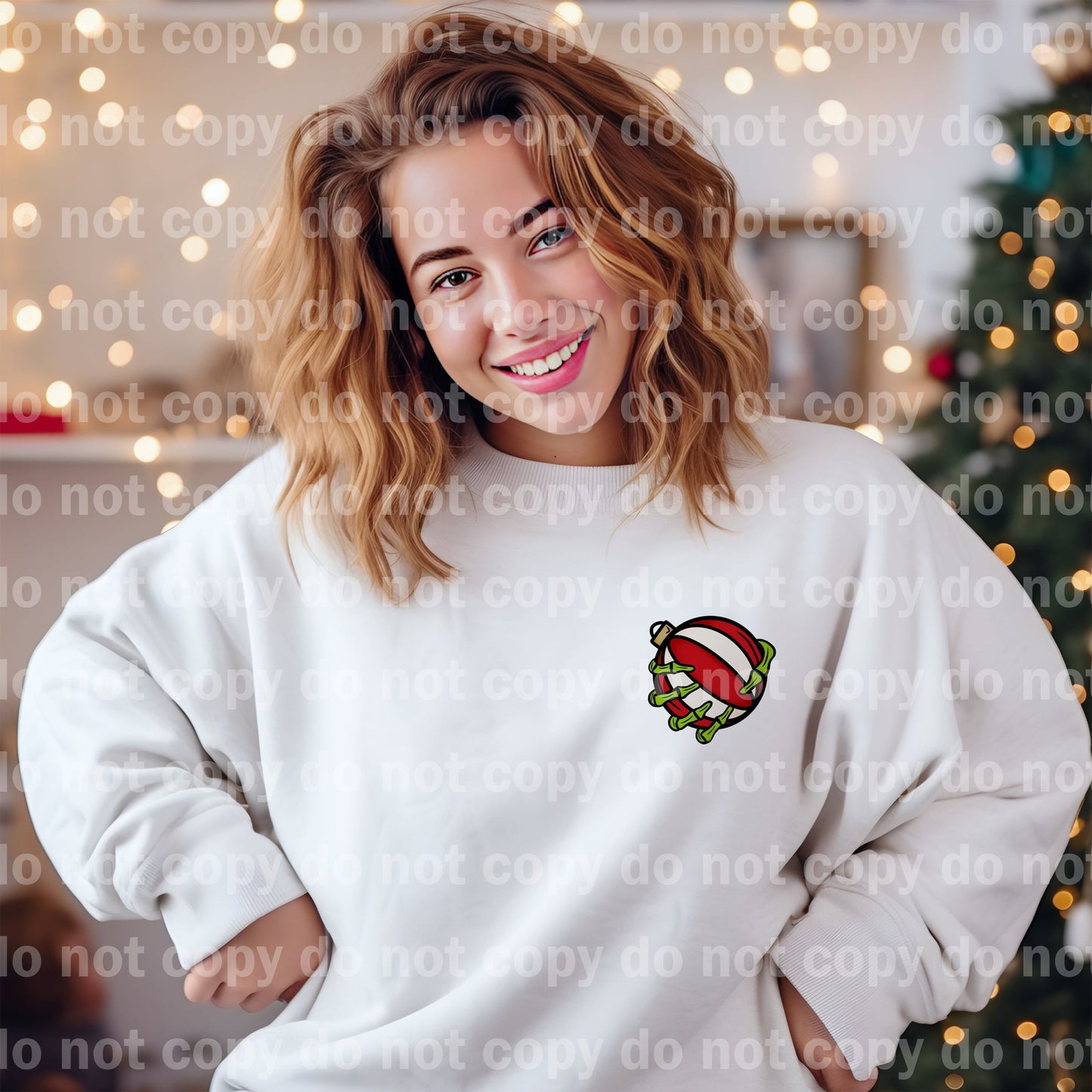 Balls Deep In Christmas Spirit Full Color/One Color with Pocket Option Dream Print or Sublimation Print