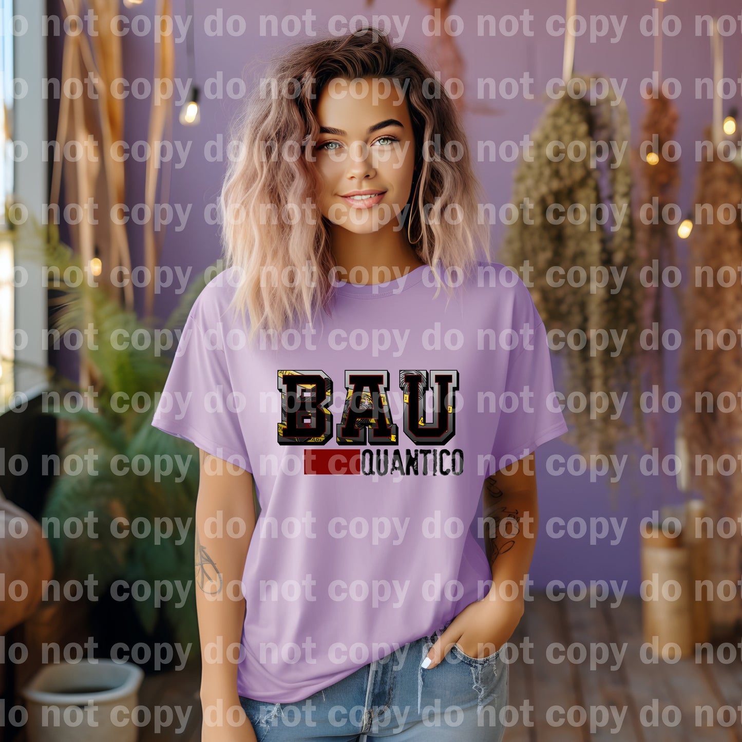 Bau Quantico with Optional Sleeve Design Dream Print or Sublimation Print