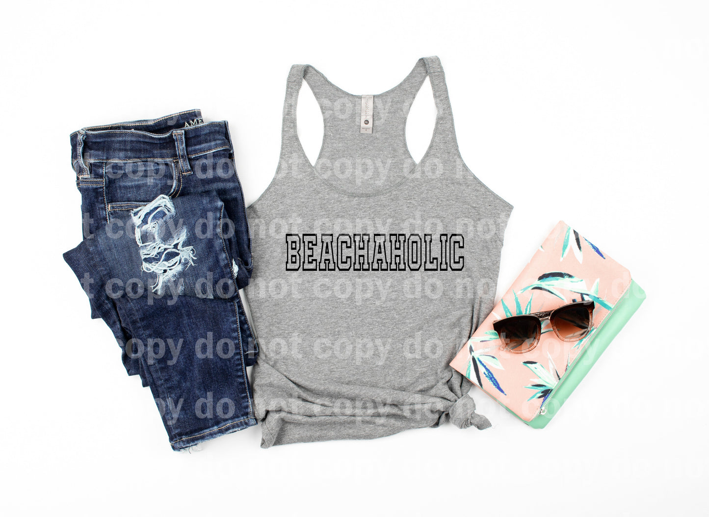 Beachaholic Typography Dream Print or Sublimation Print