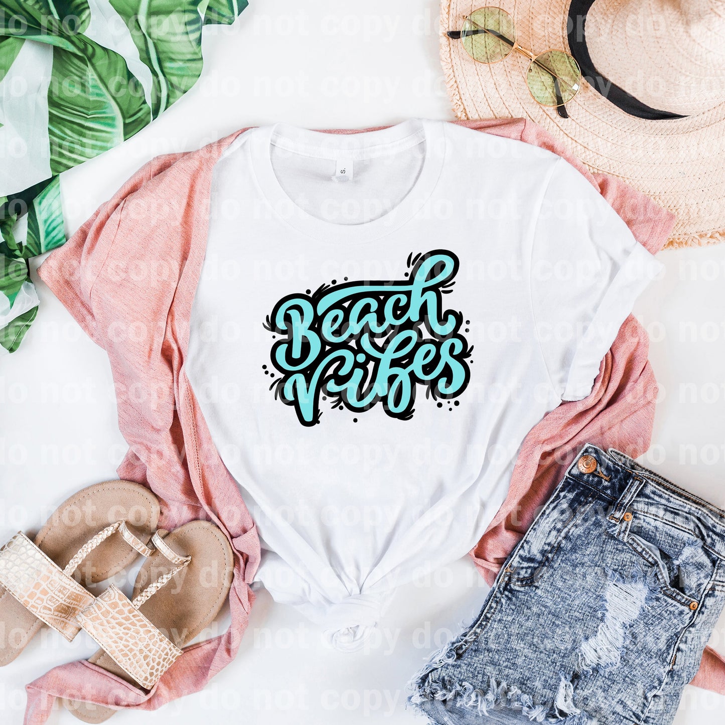 Beach Vibes Typography Dream Print or Sublimation Print