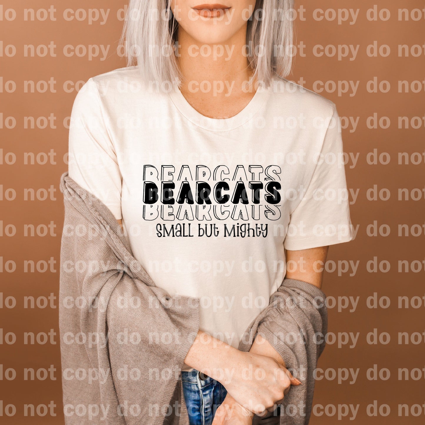 Bearcats Small But Mighty Black/White Dream Print or Sublimation Print