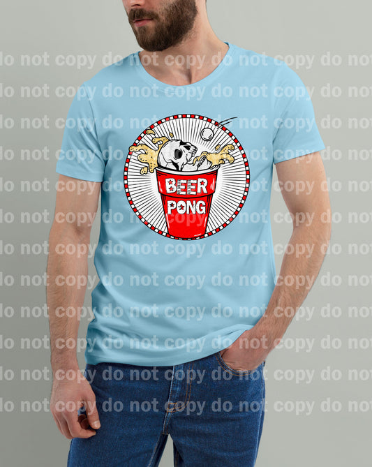 Beer Pong Skull Full Color/One Color Dream Print or Sublimation Print