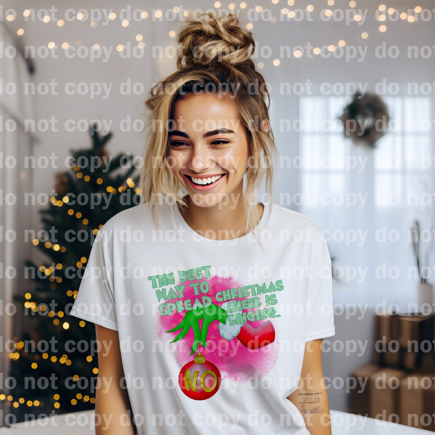 The Best Way To Spread Christmas Cheer Is Singing Dream Print or Sublimation Print