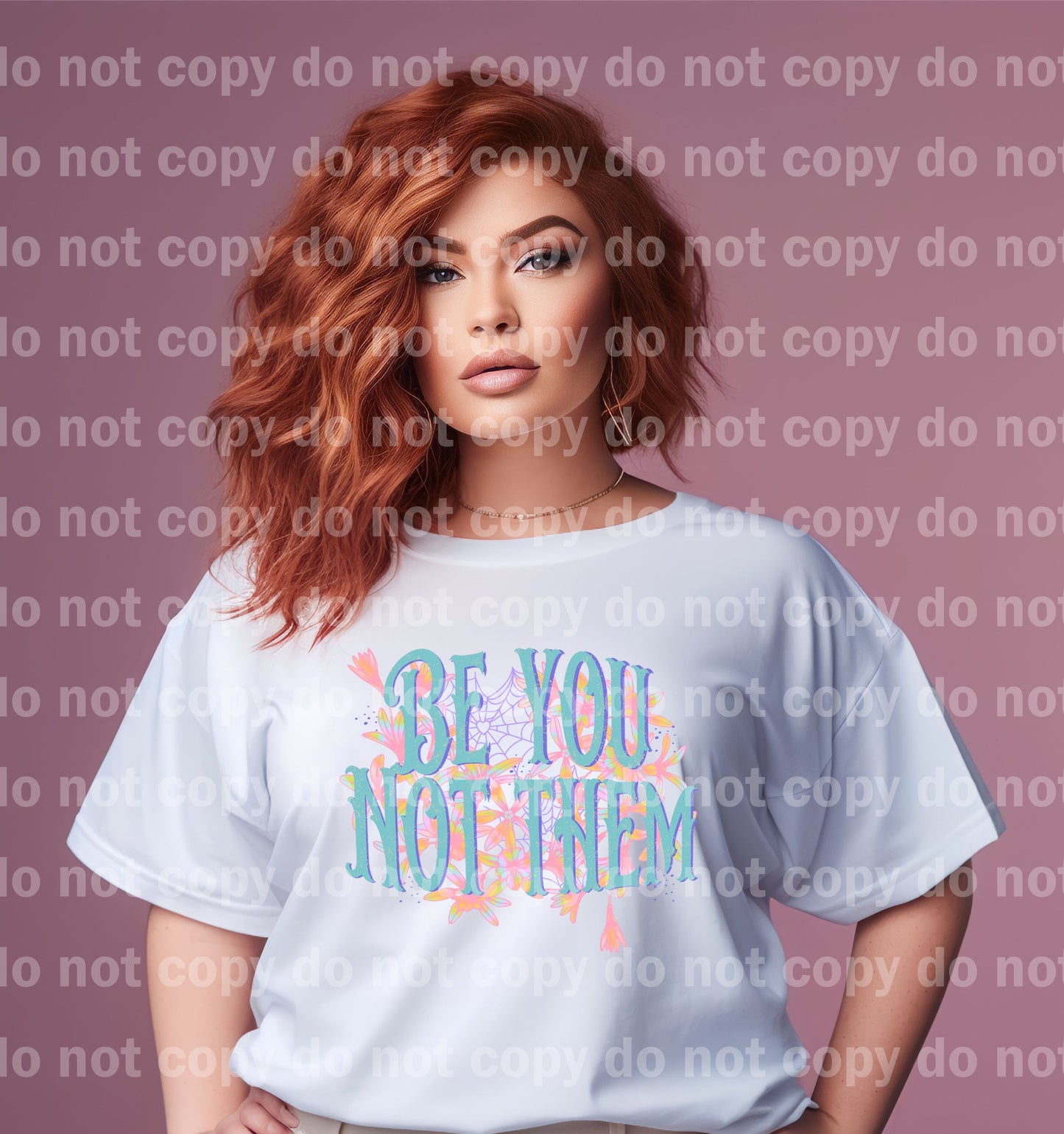 Be You Not Them Neon/Pastel Dream Print or Sublimation Print with Decal Option