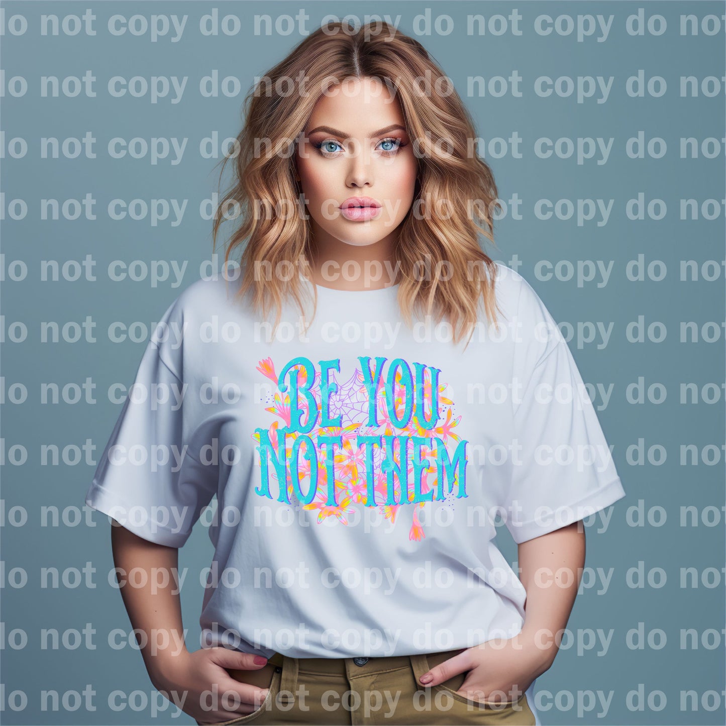 Be You Not Them Neon/Pastel Dream Print or Sublimation Print with Decal Option