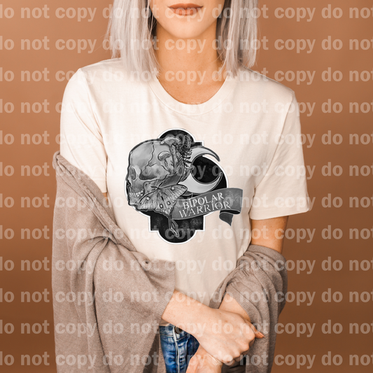 Bipolar Warrior Skull Moon Moth Emblem