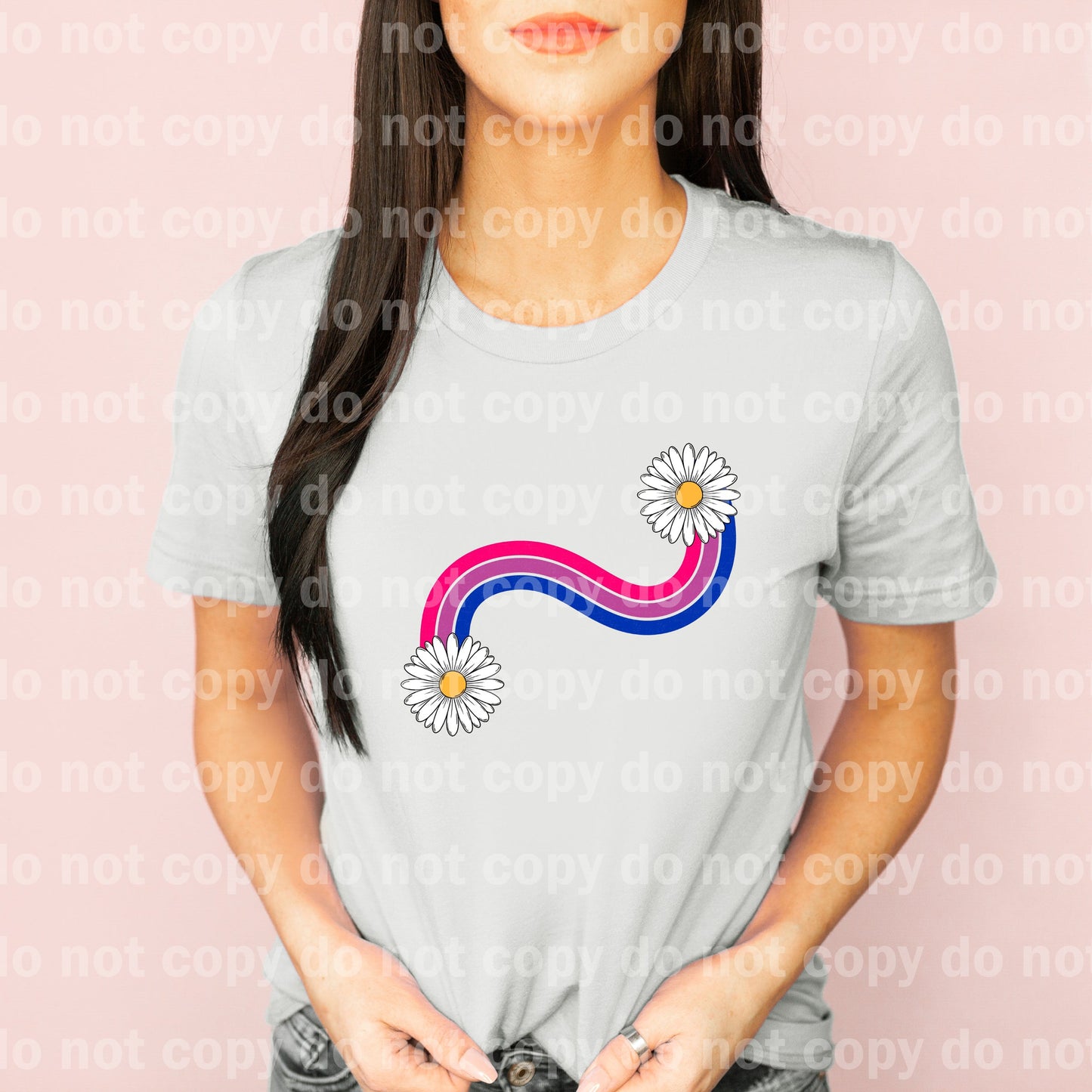 Bisexual Pride Daisy No Words Dream Print or Sublimation Print