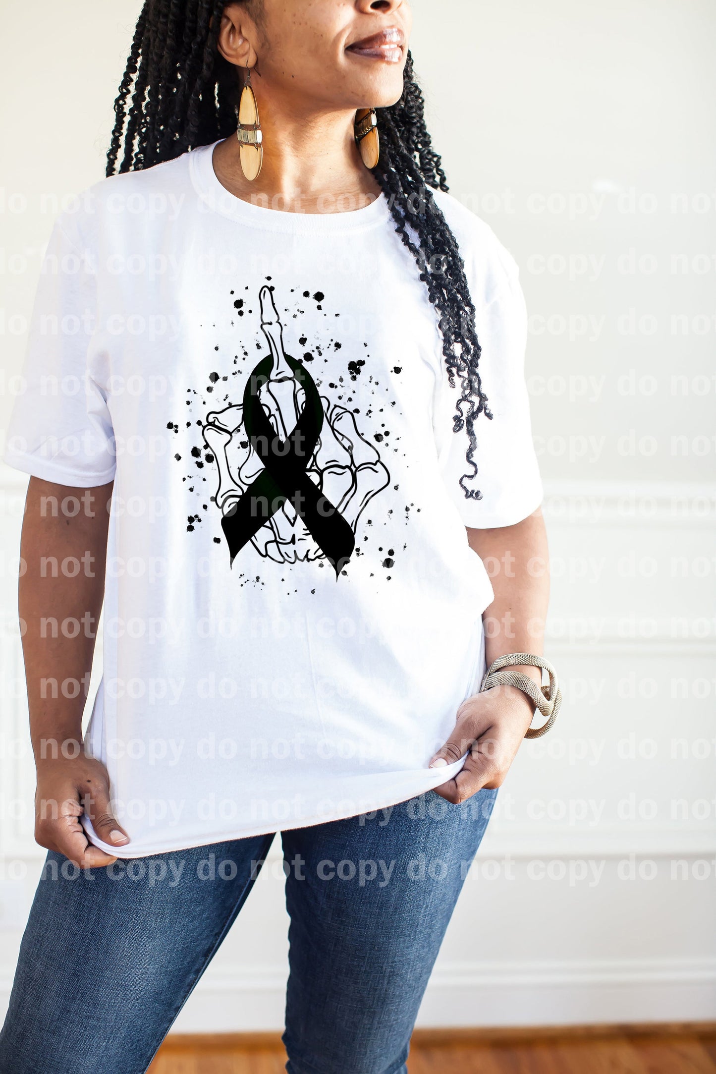 Black Cancer Ribbon Dream Print or Sublimation Print