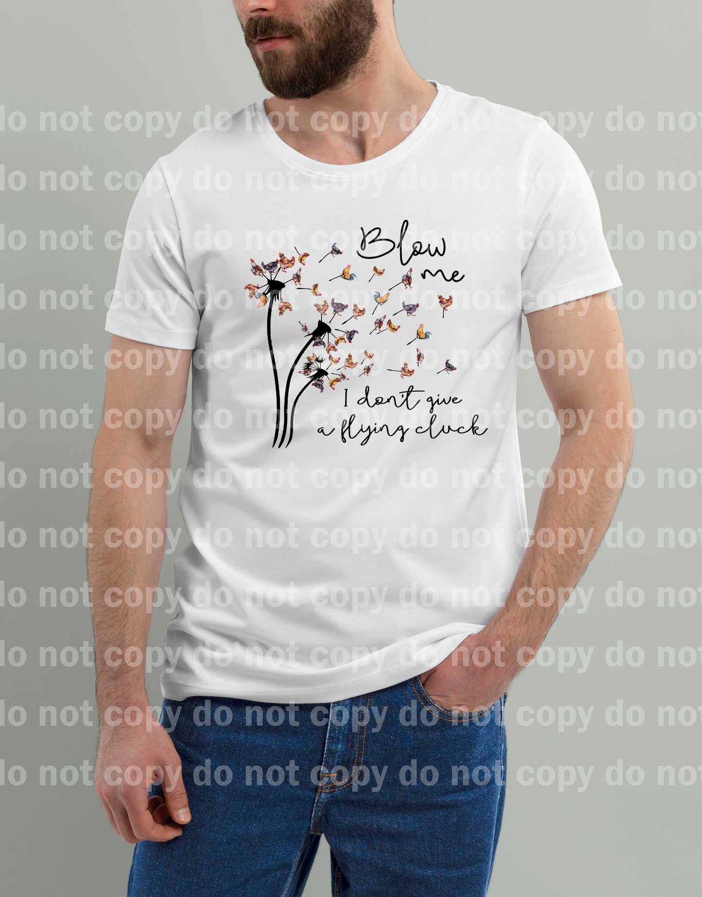 Blow me I don't give a flying cluck Dream Print or Sublimation Print