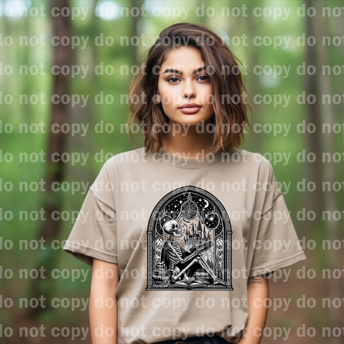 Book Skellie Window Dream Print or Sublimation Print