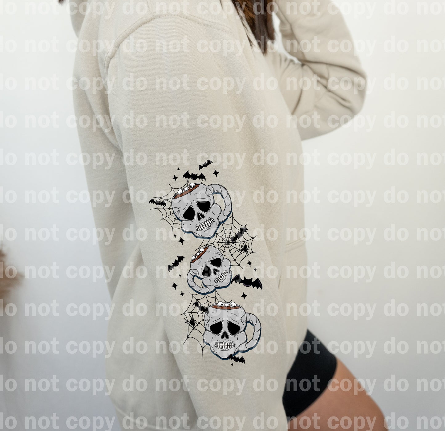 Boo Skull Mug with Optional Sleeve Design Dream Print or Sublimation Print