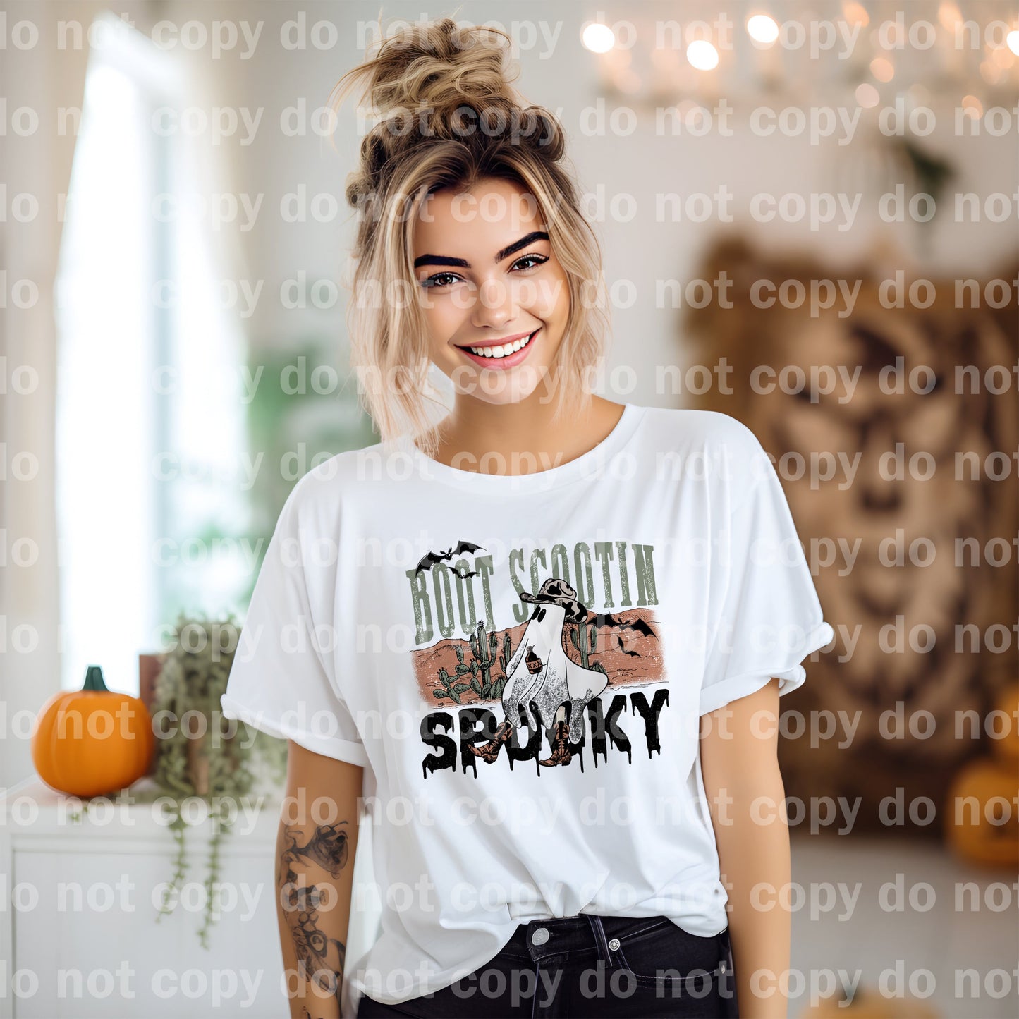 Boot Scootin Spooky Dream Print or Sublimation Print