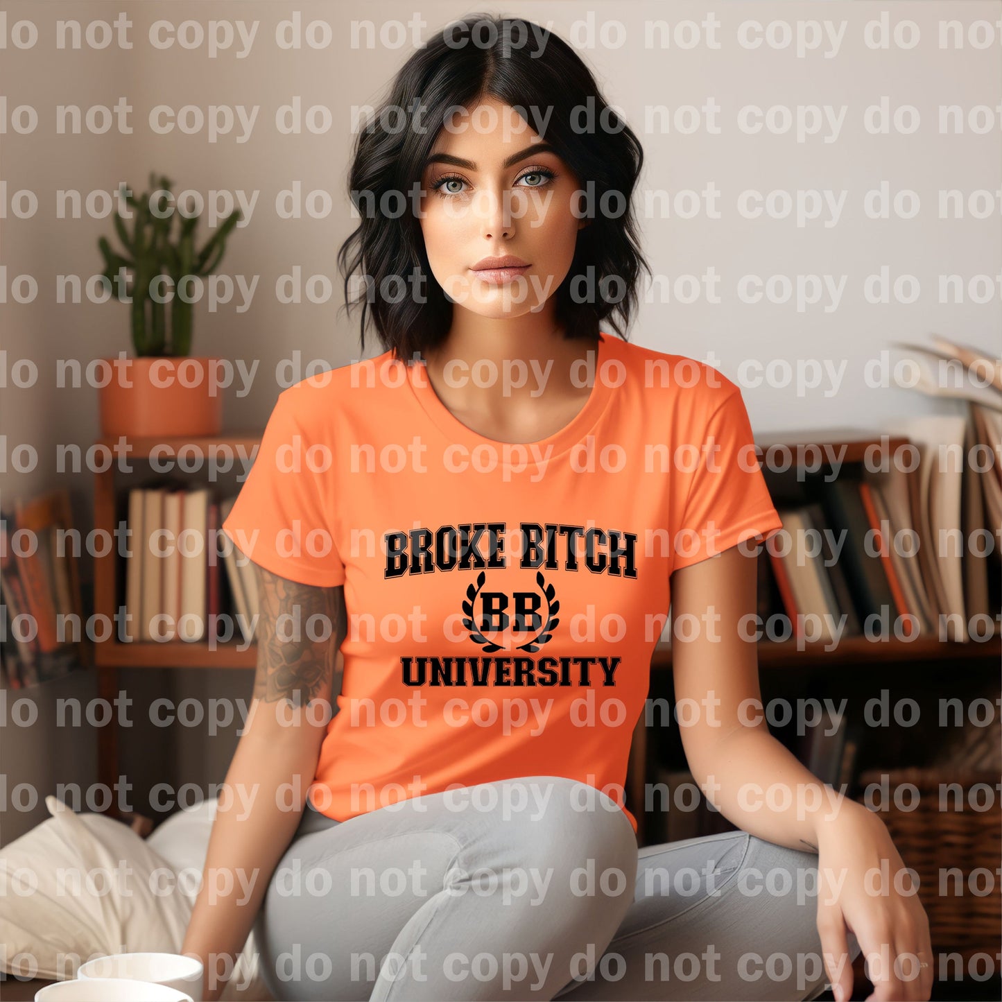 Broke Bitch University Distressed/Non Distressed Dream Print or Sublimation Print