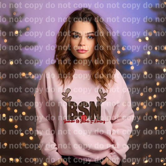 BSN Bachelor Of Science In Nursing Dream Print or Sublimation Print
