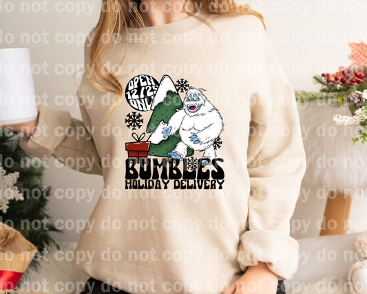 Bumbles Holiday Delivery Dream Print or Sublimation Print
