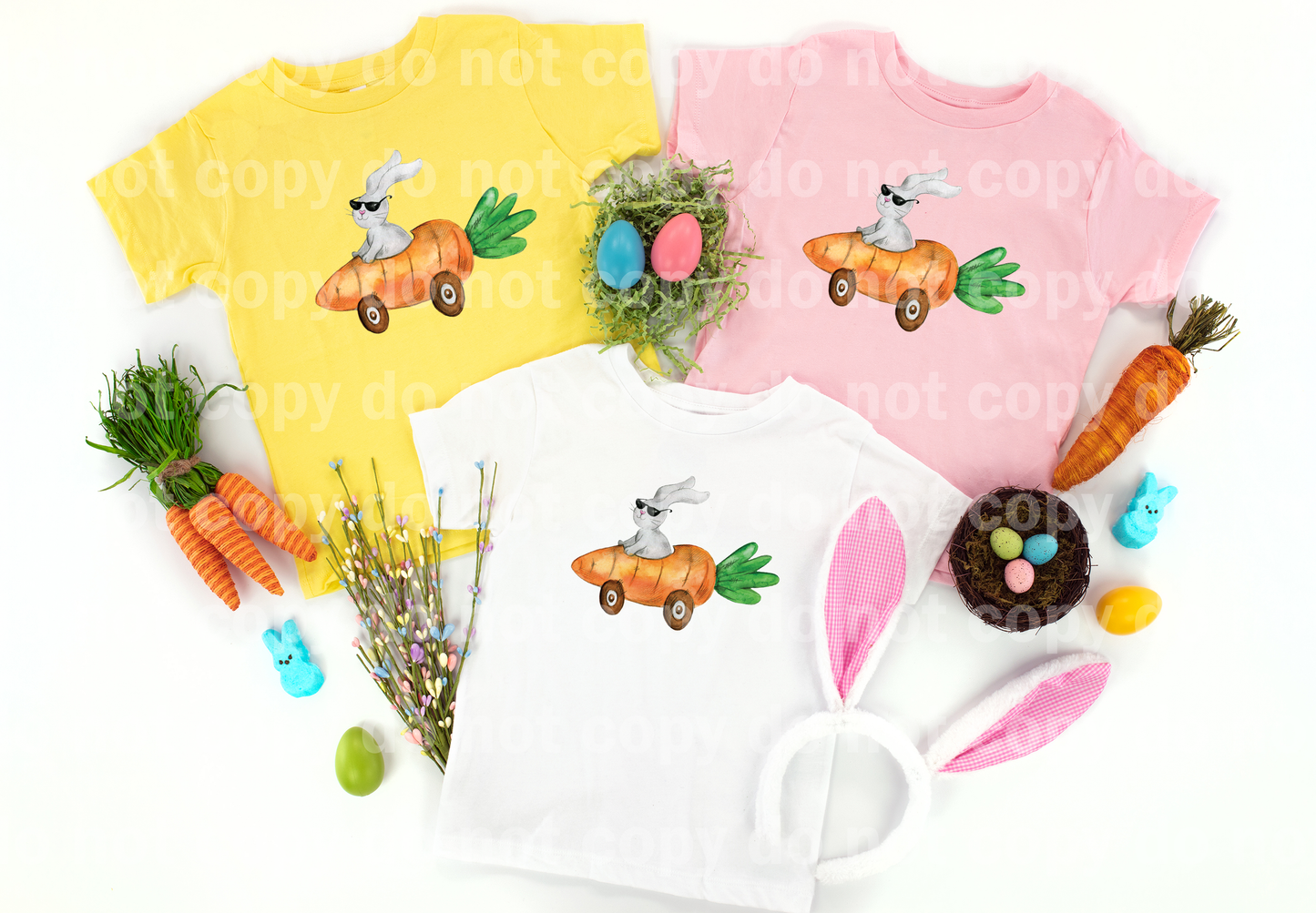 Bunny Driving Carrot Dream Print or Sublimation Print