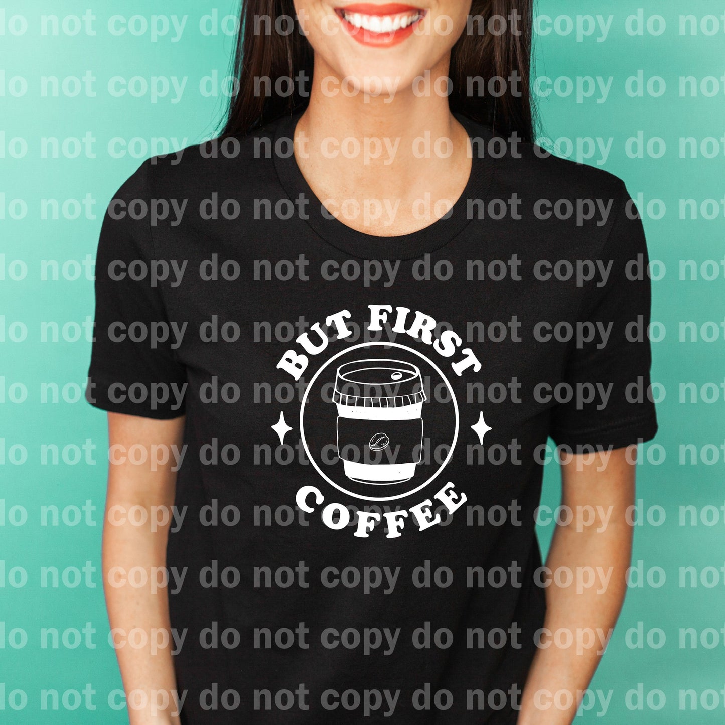But First Coffee Black/White Dream Print or Sublimation Print