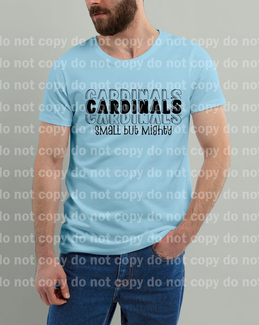 Cardinals Small But Mighty Black/White Dream Print or Sublimation Print